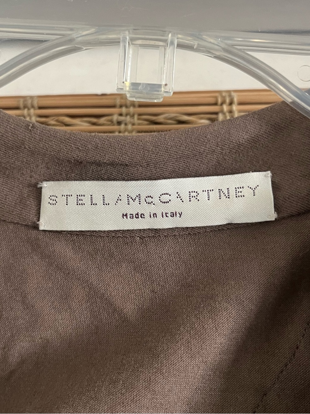 Stella McCartney Fall 2004 brown asymmetrical ruffle long sleeve dress - Picture 4 of 6